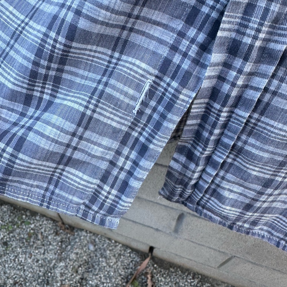 Frank & Eileen Gray Plaid Women's Top - Picture 4 of 10